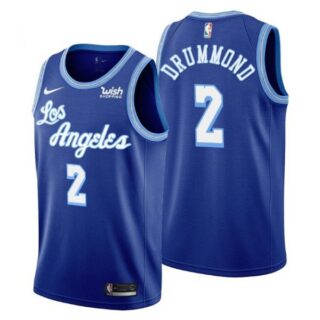 Men's Andre Drummond Los Angeles Lakers Basketball Jersey Royal