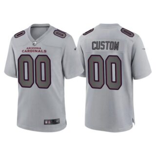 Women's Arizona Cardinals Custom Gray Atmosphere Fashion Stitched Jersey