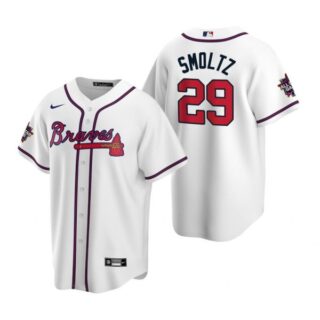 Men's John Smoltz Atlanta Braves Cool Base All Star Jersey White