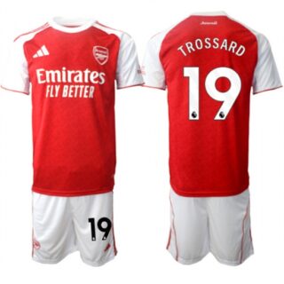 Men's Arsenal F.C #19 Leandro Trossard 2026 Red Home Soccer Jersey Suit