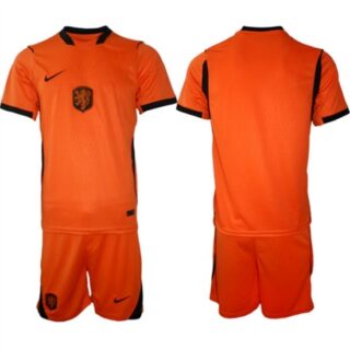 Men's Netherlands Custom Orange 2026 Away Soccer Jersey Suit