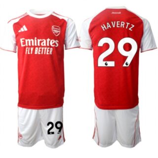 Men's Arsenal F.C #29 Kai Havertz 2026 Red Home Soccer Jersey Suit