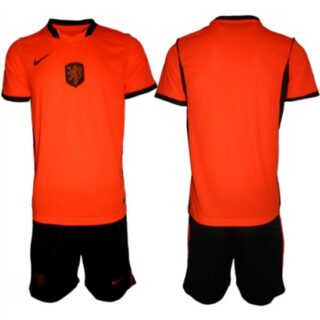 Men's Netherlands Custom Orange 2026 Stadium Home Soccer Jersey Suit