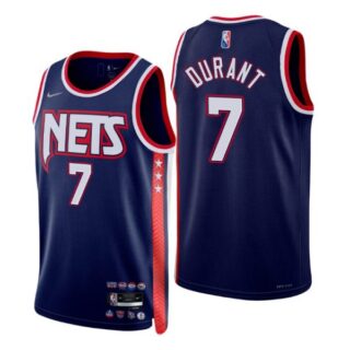 Men's Kevin Durant Brooklyn Nets 75th Anniversary Diamond Jersey