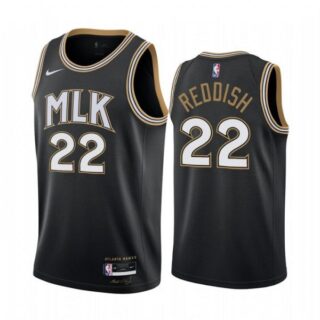 Men's Cam Reddish Atlanta Hawks Basketball Jersey Black