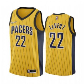 Men's Caris LeVert Indiana Pacers Basketball Jersey Gold