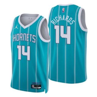 Men's Nick Richards Charlotte Hornets 75th Anniversary Diamond Jersey