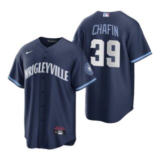 Youth Chicago Cubs Andrew Chafin City Connect Wrigleyville Jersey Navy Stitched
