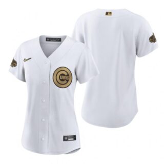 Women's Chicago Cubs 2022 MLB All-Star Game White Stitched Jersey
