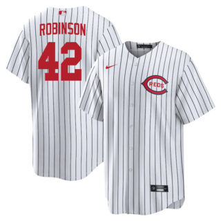 Youth Cincinnati Reds Jackie Robinson 2022 Field of Dreams White Stitched Jersey With Name