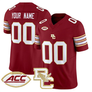 Custom Boston College Eagles 2025 Vapor Limited Jersey All Stitche