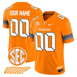 Custom Tennessee Volunteers 2025 'Smokey Grey Series' Vapor Limited Jersey V2 All Stitched Orange