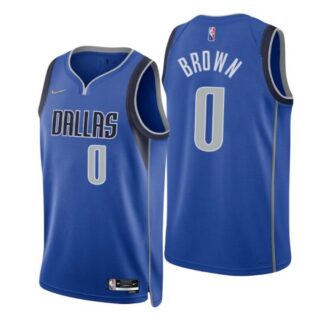 Men's Sterling Brown Dallas Mavericks 75th Anniversary Diamond Jersey