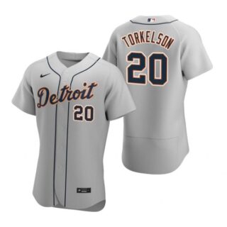 Men's Spencer Torkelson Detroit Tigers Flex Base Jersey Gray