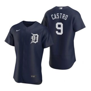 Men's Willi Castro Detroit Tigers Flex Base Jersey White