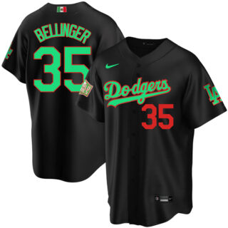 Men's Cody Bellinger Los Angeles Dodgers Cool Base Jersey Mexico Black Mexico Black