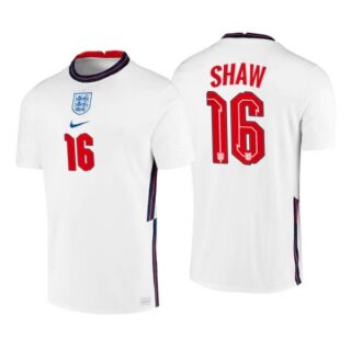 Men's Luke Shaw England National White Home Jersey