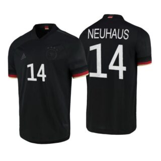 Men's Florian Neuhaus Germany National Soccer Team Black Away Jersey
