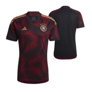 Men's Blank Germany National Team Black Away Soccer Jersey 2022-23