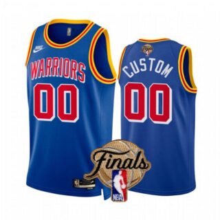Men's Golden State Warriors Custom 2022 NBA Finals Stitched Jersey -