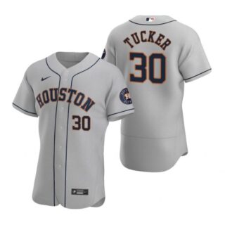 Men's Kyle Tucker Houston Astros Flex Base Jersey Gray