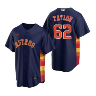 Men's Blake Taylor Houston Astros Cool Base Jersey Navy