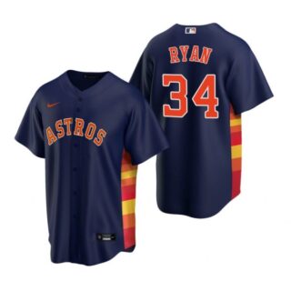 Men's Nolan Ryan Houston Astros Cool Base Jersey Navy