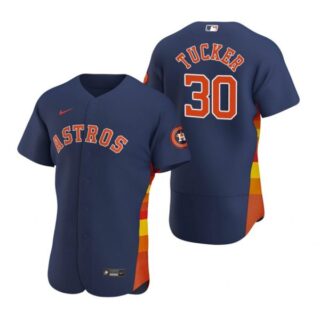 Men's Kyle Tucker Houston Astros Flex Base Jersey Navy
