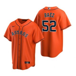 Men's Pedro Baez Houston Astros Cool Base Jersey Orange