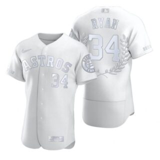 Men's Nolan Ryan Houston Astros Flex Base Jersey White Award