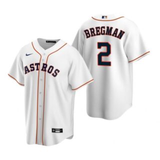 Men's Alex Bregman Houston Astros Cool Base Jersey White