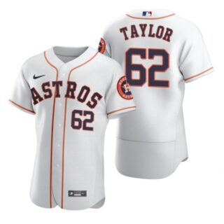 Men's Blake Taylor Houston Astros Flex Base Jersey White