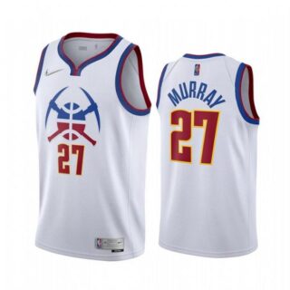 Men's Jamal Murray Denver Nuggets Basketball Jersey White