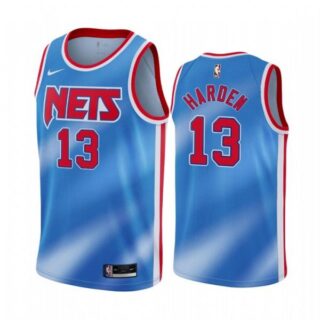 Men's James Harden Brooklyn Nets Basketball Jersey Blue