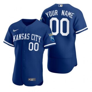 Men's Kansas City Royals Custom Stitched Jersey 2022 Uniform - Royal