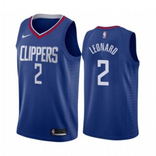 Men's Kawhi Leonard Los Angeles Clippers Basketball Jersey Royal