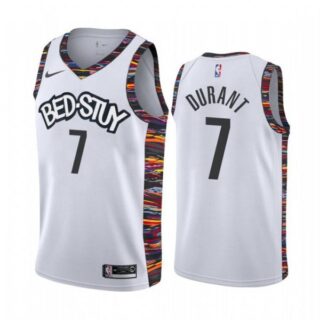 Men's Kevin Durant Brooklyn Nets Basketball Jersey White