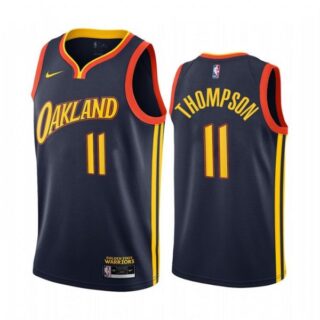 Men's Klay Thompson Golden State Warriors Basketball Jersey Navy