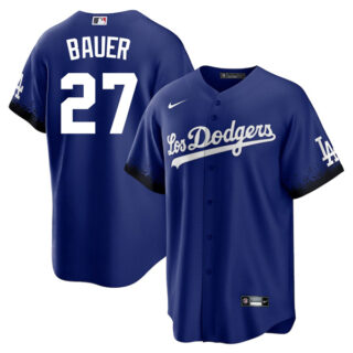 Youth Trevor Bauer Los Angeles Dodgers 2021 City Connect Stitched Jersey