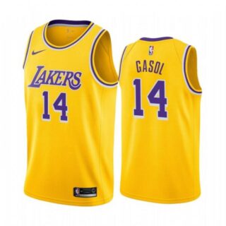 Men's Marc Gasol Los Angeles Lakers Basketball Jersey Gold