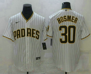 men's san diego padres #30 ha eric hosmer white stitched mlb cool base nike Jerseys