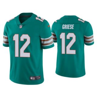 Men's Bob Griese Miami Dolphins Throwback Limited Stitched Jersey White