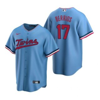 Men's Jose Berrios Minnesota Twins Cool Base Jersey Light Blue