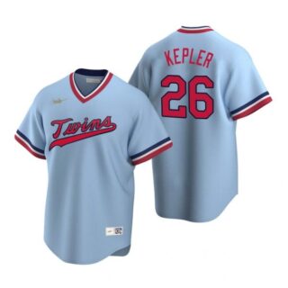 Men's Max Kepler Minnesota Twins Cool Base Jersey Light Blue Cooperstown