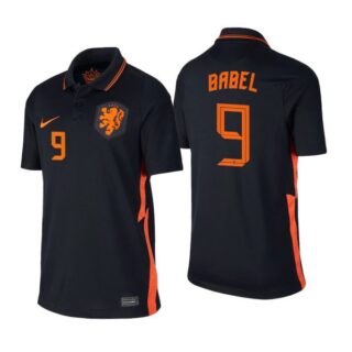Men's Ryan Babel Netherlands National Black Away Jersey
