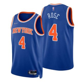 Men's Derrick Rose New York Knicks 75th Anniversary Diamond Jersey