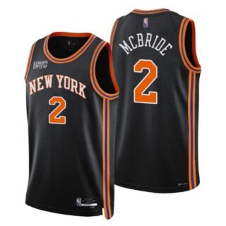 Men's Miles Mcbride New York Knicks 75th Anniversary Diamond Jersey