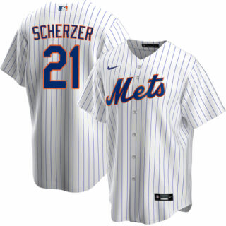 Men's Max Scherzer New York Mets Cool Base Jersey - White