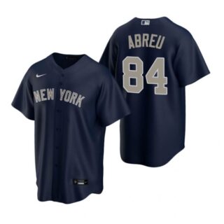 Men's Albert Abreu New York Yankees Cool Base Jersey Navy