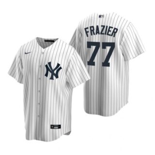 Men's Clint Frazier New York Yankees Cool Base Jersey White
